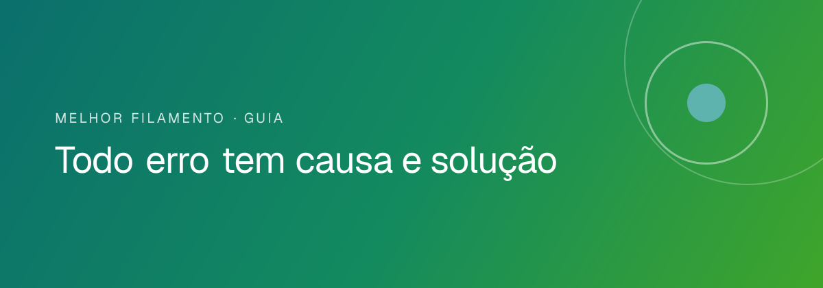 Todo erro tem causa e solução
