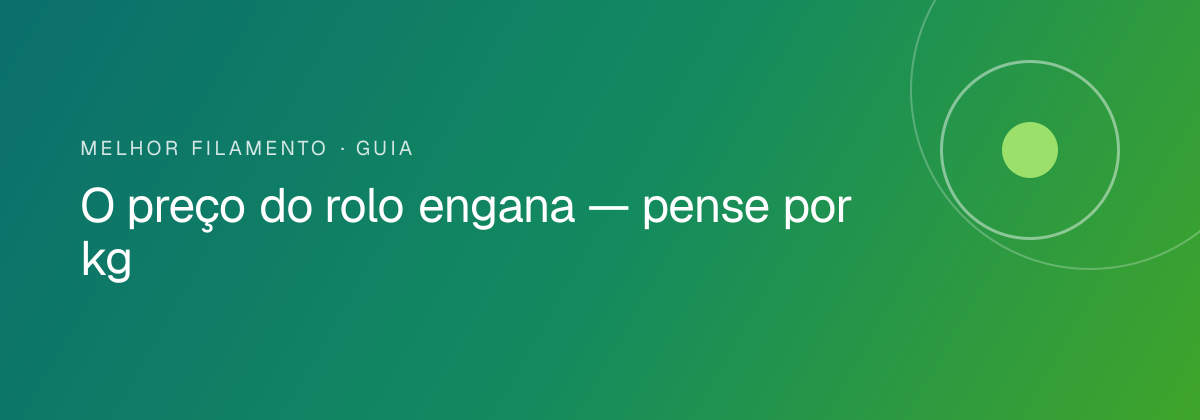 O preço do rolo engana — pense por kg